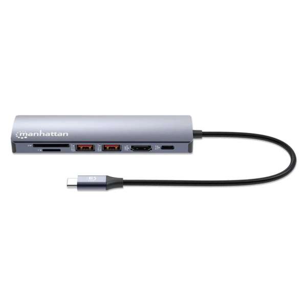 Manhattan USB-C PD 7-in-1 4K Docking Station / Multiport Hub