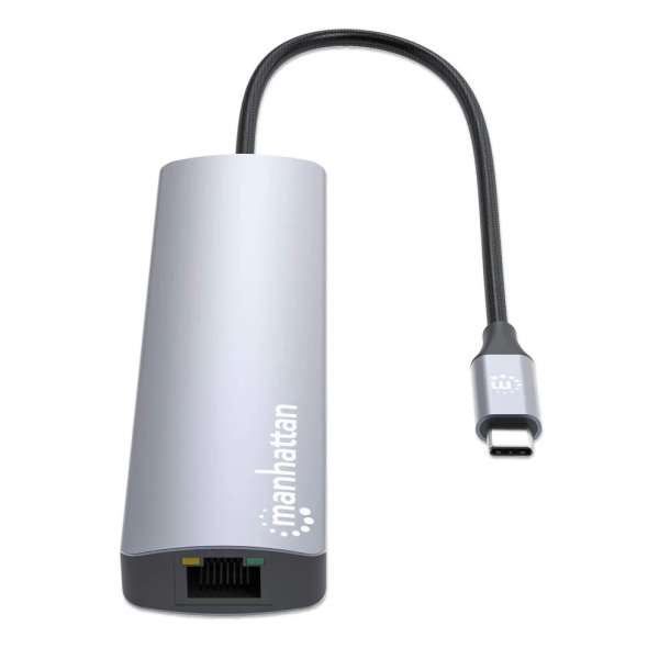 Manhattan USB-C PD 7-in-1 4K Docking Station / Multiport Hub