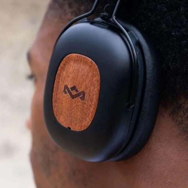 Marley Positive Vibration Rebel ANC Bluetooth Headset Signature Black