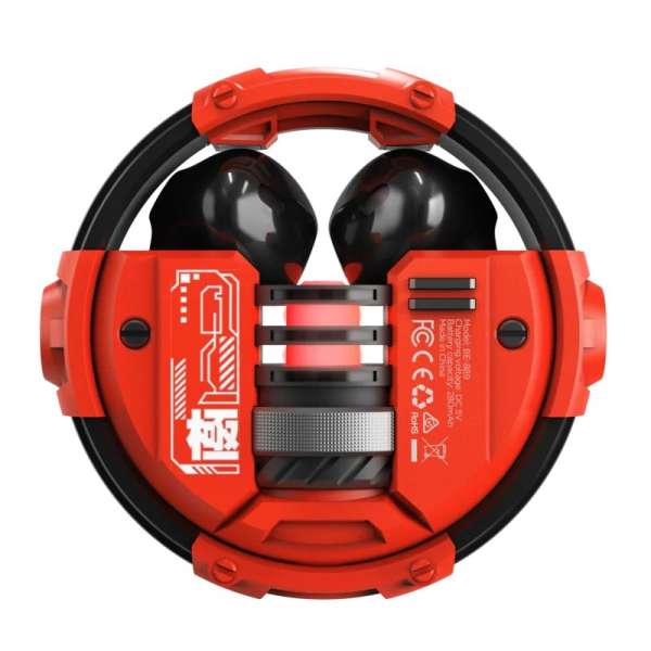 Marvo Quaz Wireless In-Ear Earbuds Black/Red