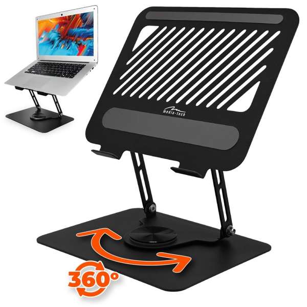 Media-Tech MT2662 Roto Laptop Stand 10-17" Black