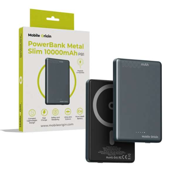 Mobile Origin 10000mAh PowerBank Metal Slim