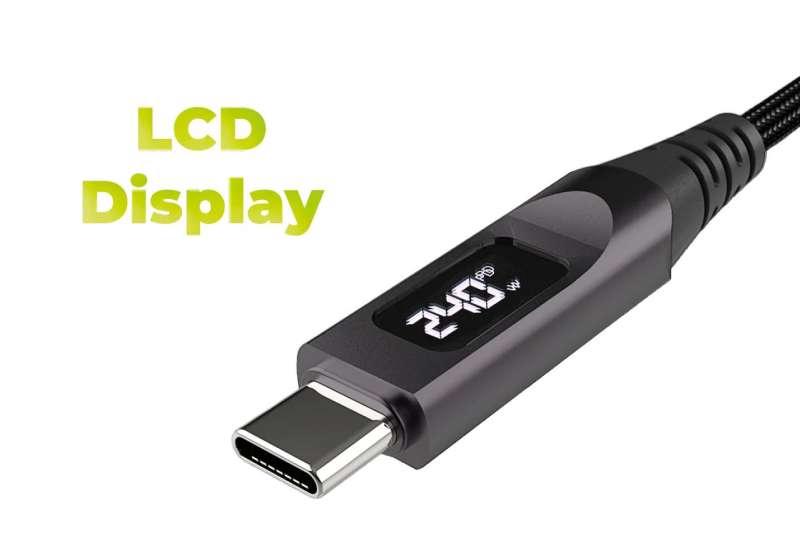 Mobile Origin 240W Display Cable USB-C to USB-C 1,5m Black