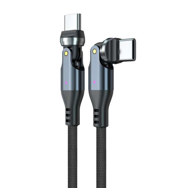 Mobile Origin 240W Rotating Cable 540° USB-C to USB-C 1m Black