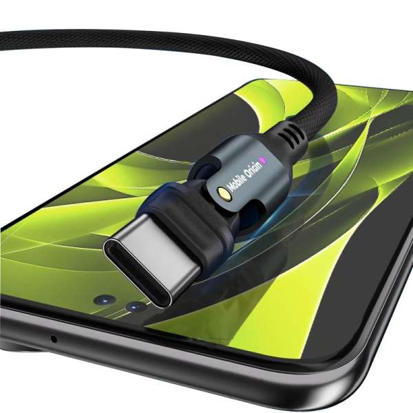 Mobile Origin 240W Rotating USB-C to USB-C Cable 1m Black