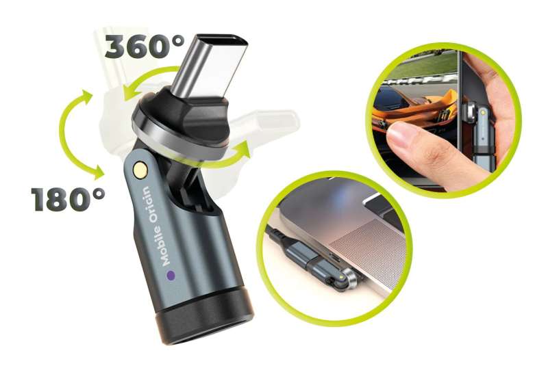Mobile Origin 240W USB-C Rotation 540° Adapter CB13