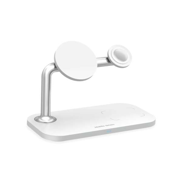 Mobile Origin 3 in 1 Wireless charger White
