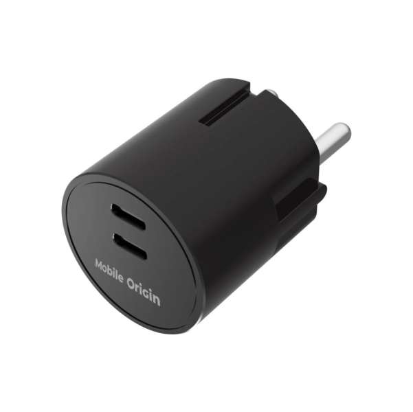 Mobile Origin 30W Charger Plug PW33 2x USB-C Black