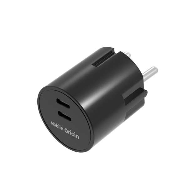Mobile Origin 30W Charger Plug PW33 2x USB-C Black