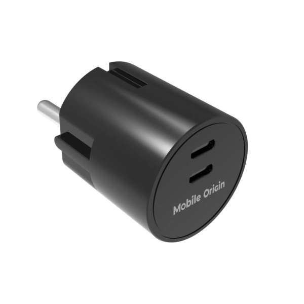Mobile Origin 30W Charger Plug PW33 2x USB-C Black
