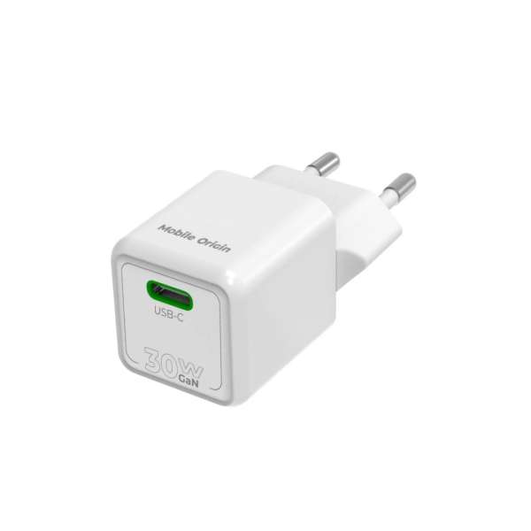 Mobile Origin 30W Mini Charger PW23 USB-C White