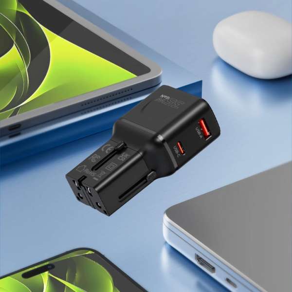 Mobile Origin 35W Travel Adapter EU/US/UK/AU PW25 Black