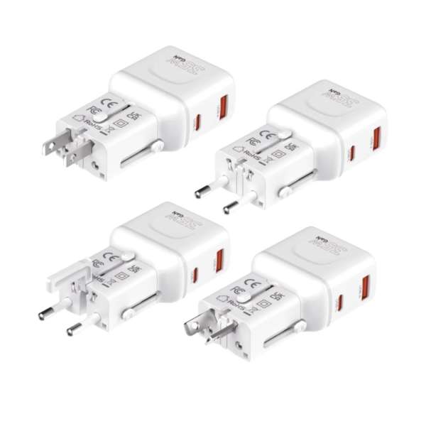 Mobile Origin 35W Travel Adapter EU/US/UK/AU PW25 White