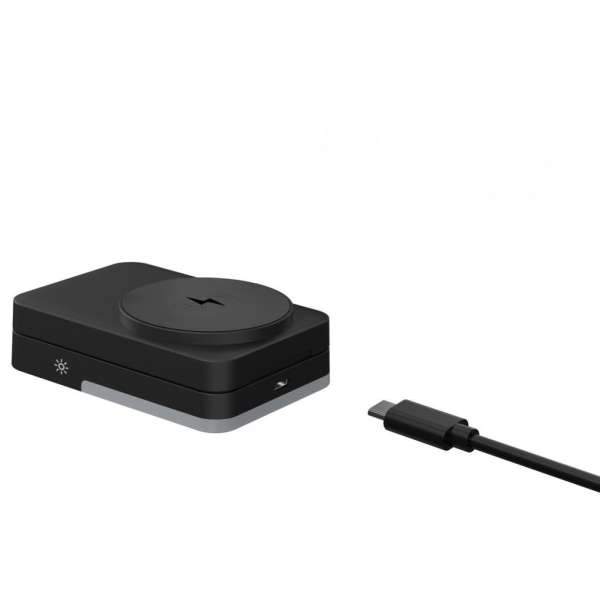Mobile Origin 3in1 Foldable Charging Stand with light  PW28 Black