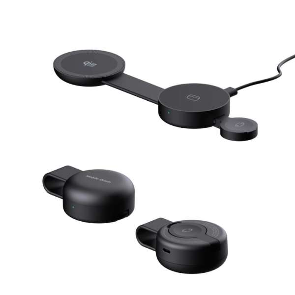 Mobile Origin 3in1 Qi2 Foldable Magnetic Pad 25W PW34 Black