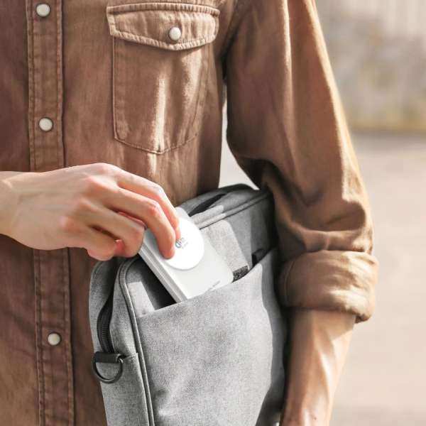 Mobile Origin 3in1 Qi2 MagSafe Compatible Foldable Charging Stand 25W PW35 Silver