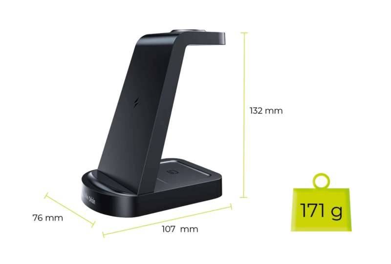 Mobile Origin 3in1 Wireless Charger PW14 iPhone Compatible
