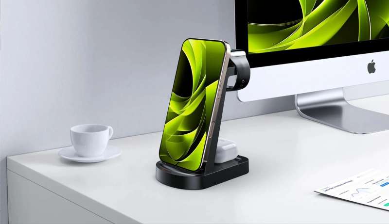 Mobile Origin 3in1 Wireless Charger PW14 iPhone Compatible