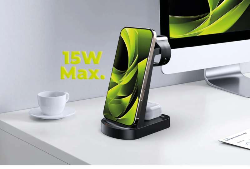 Mobile Origin 3in1 Wireless Charger PW14 iPhone Compatible