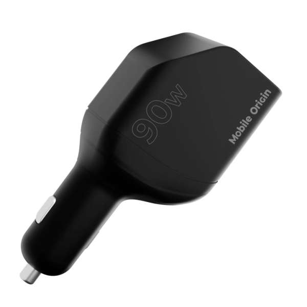 Mobile Origin 90W Car Charger CA22 USB-C + USB-A, 2x USB-C Cable Black