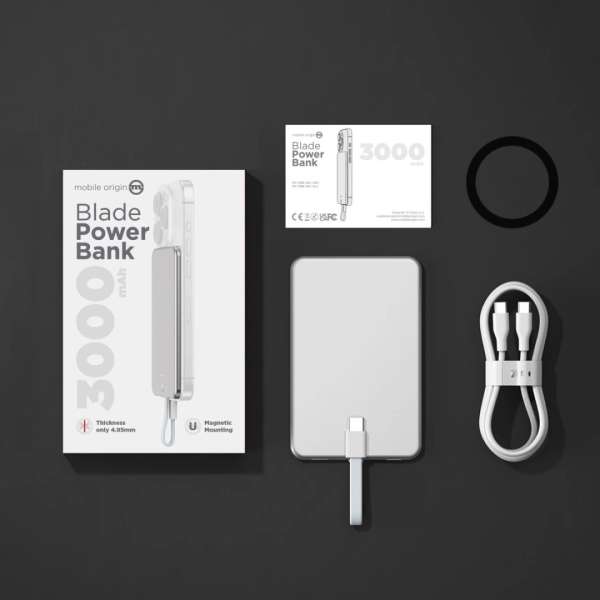 Mobile Origin Blade PowerBank 3000mAh Silver