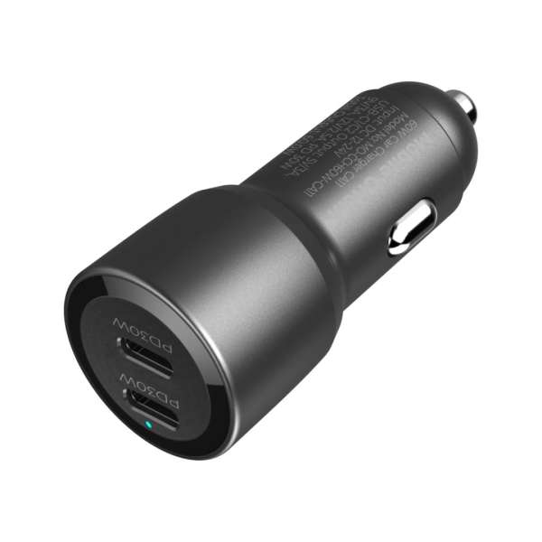 Mobile Origin Car Charger 60W 2 USB-C CA11 Black