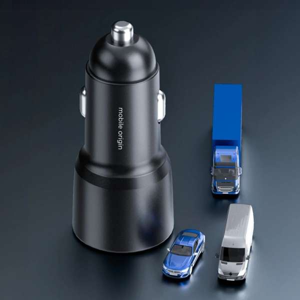 Mobile Origin Car Charger 60W USB-C and USB-A