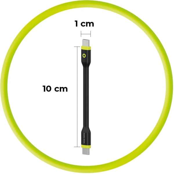 Mobile Origin Compact Cable USB-C to USB-C 10cm Black