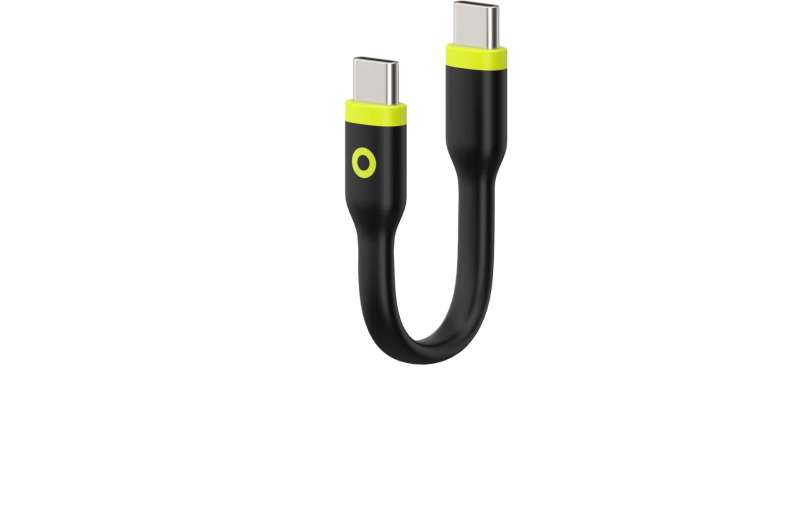 Mobile Origin Compact Cable USB-C to USB-C 10cm Black