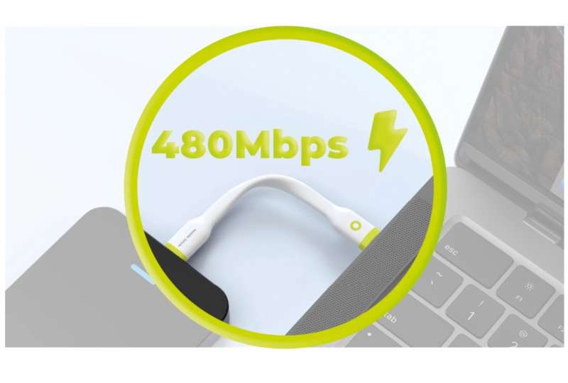 Mobile Origin Compact Cable USB-C to USB-C 10cm White