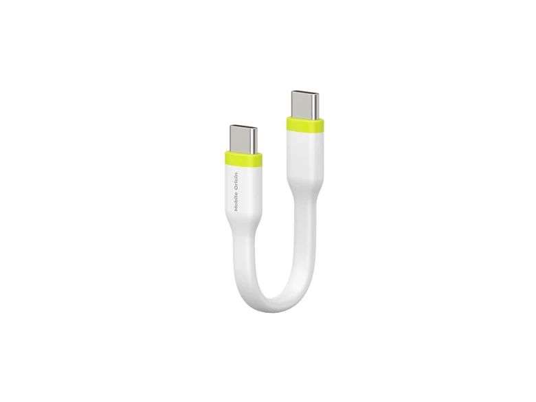 Mobile Origin Compact Cable USB-C to USB-C 10cm White