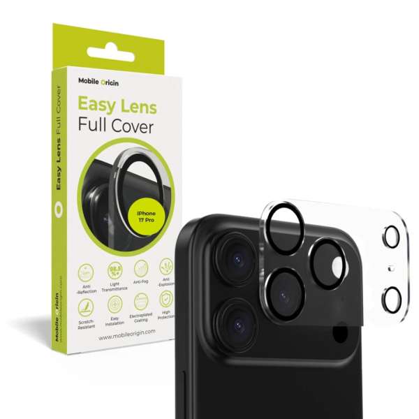 Mobile Origin Easy Lens full cover iPhone 17 Pro Clear