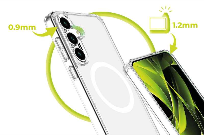 Mobile Origin Easy MagSafe case for Samsung Galaxy S25 FE Clear