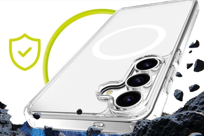 Mobile Origin Easy MagSafe case for Samsung Galaxy S25 FE Clear