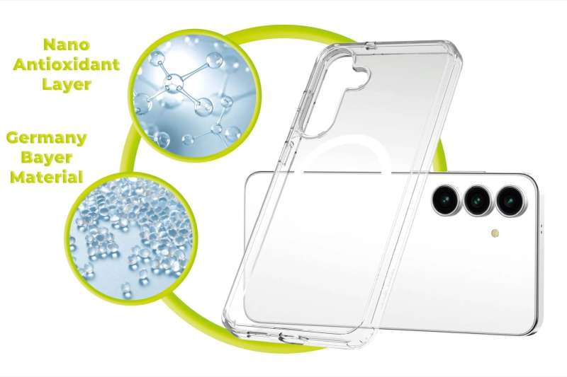 Mobile Origin Easy MagSafe case for Samsung Galaxy S25 FE Clear