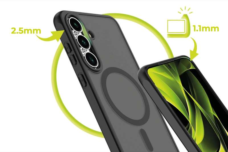 Mobile Origin Easy MagSafe case for Samsung Galaxy S25 FE Matte Black