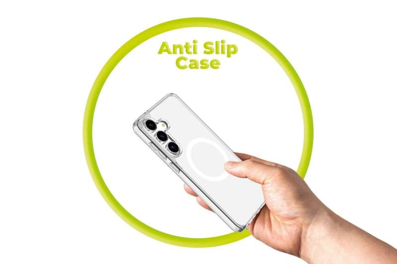 Mobile Origin Easy MagSafe case for Samsung Galaxy S26+ Clear
