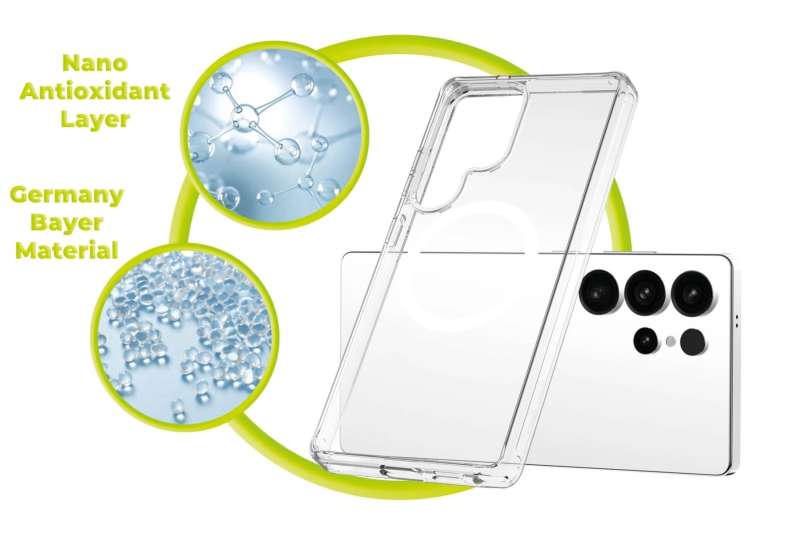 Mobile Origin Easy MagSafe case for Samsung Galaxy S26 Ultra Clear