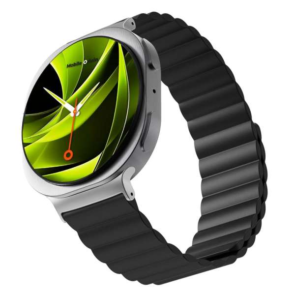 Mobile Origin Easy Strap Magnetic for Galaxy Watch 8 Black/Orange