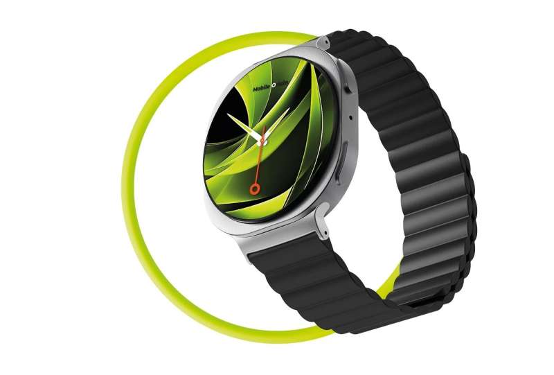 Mobile Origin Easy Strap Magnetic for Galaxy Watch 8 Black/Orange