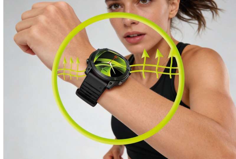 Mobile Origin Easy Strap Silicone ES2 Quick Fit for Garmin 20mm Black