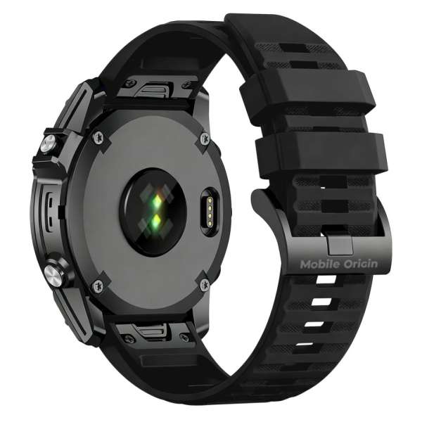 Mobile Origin Easy Strap Silicone ES2 Quick Fit for Garmin 20mm Black