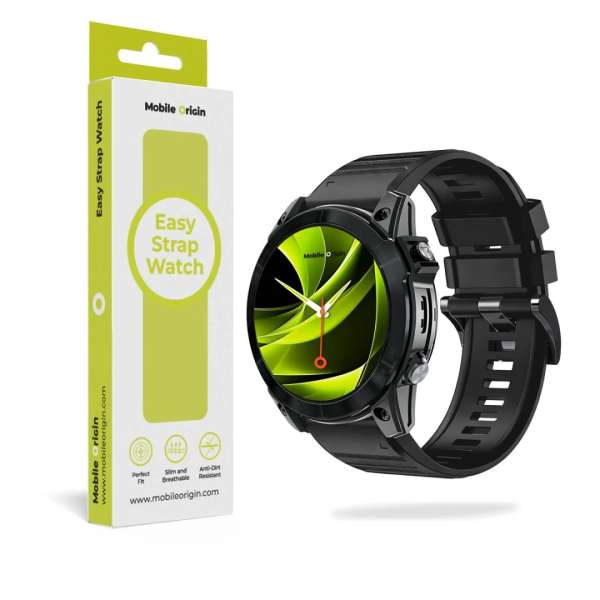Mobile Origin Easy Strap Silicone ES2 Quick Fit for Garmin 20mm White