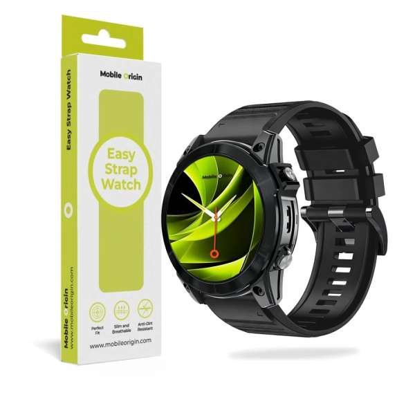 Mobile Origin Easy Strap Silicone ES2 Quick Fit for Garmin 22mm White