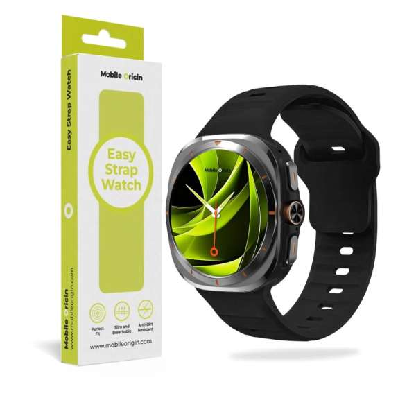 Mobile Origin Easy Strap Silicone for Galaxy Watch Ultra 47mm Fluorescence Yellow