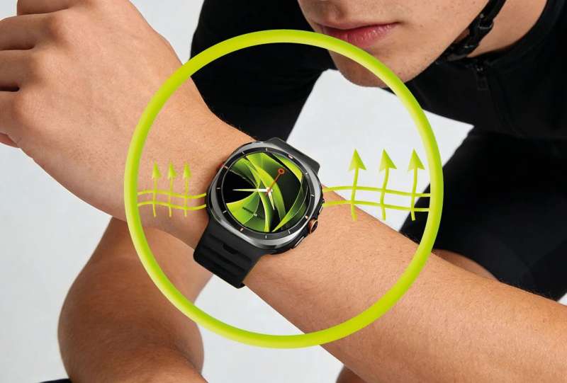 Mobile Origin Easy Strap Silicone for Galaxy Watch Ultra 47mm Fluorescence Yellow
