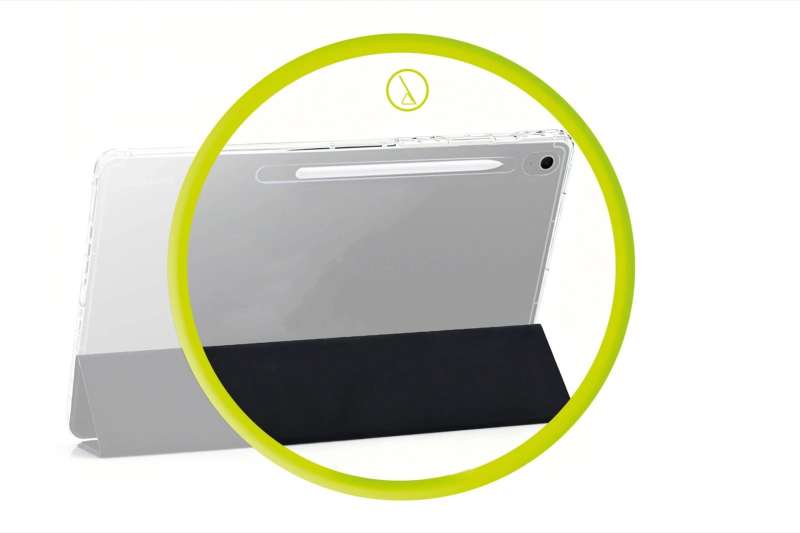 Mobile Origin Easy Tablet Case for Galaxy Tab S10 FE+ Transparent