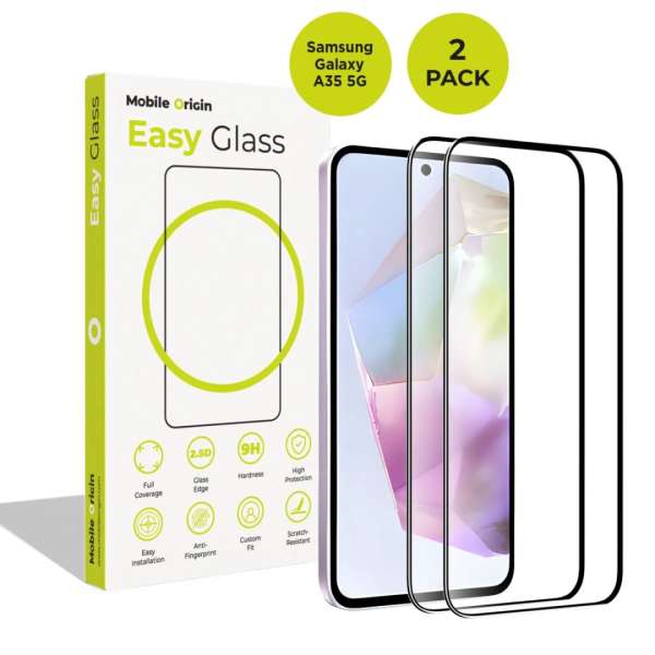Mobile Origin EasyGlass for Samsung Galaxy A35 5G 2 Pack