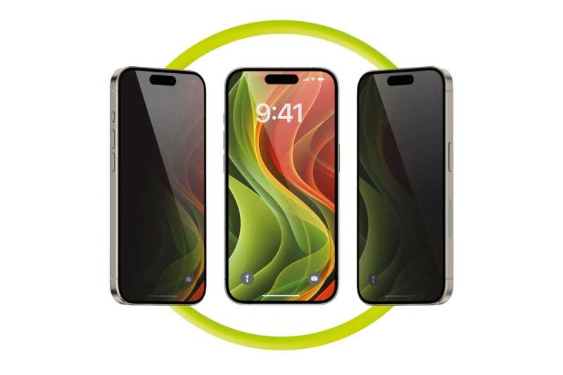 Mobile Origin EasyGlass Privacy with Applicator for iPhone 16 Pro Max/17 Pro Max