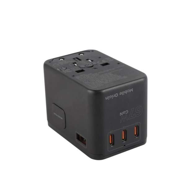 Mobile Origin GaN 67W Travel Adapter PW5 EU/UK/US/AUS, 3x USB-C + USB-A